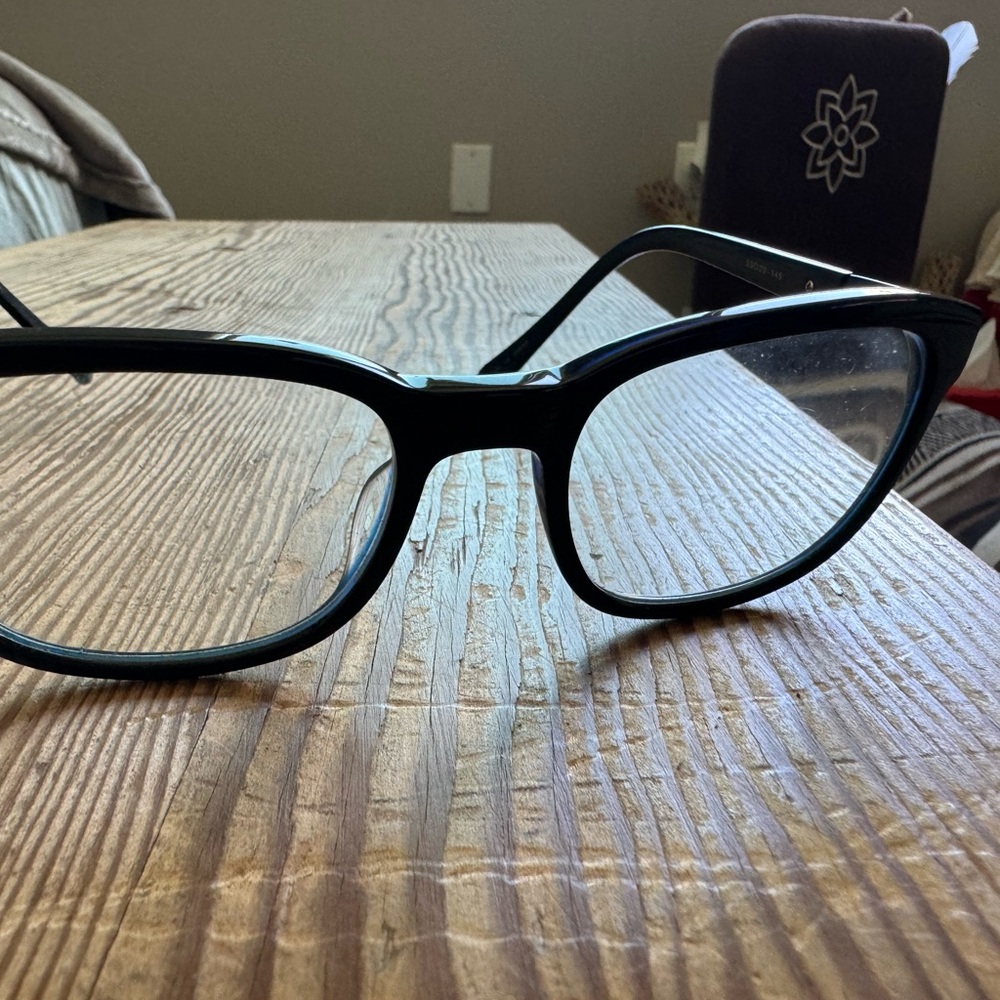 Sama blue-black frames on good shape 1.5 prescription